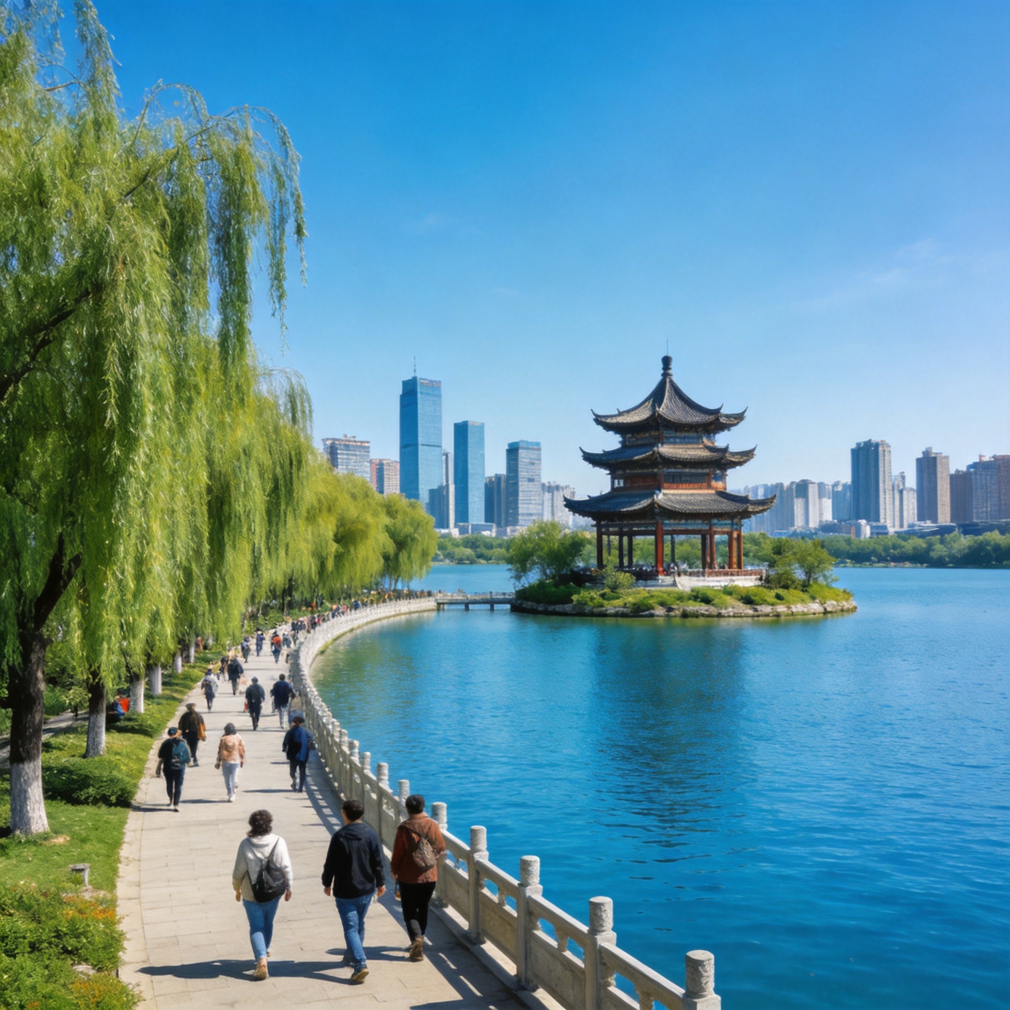 徐州云龙湖风光